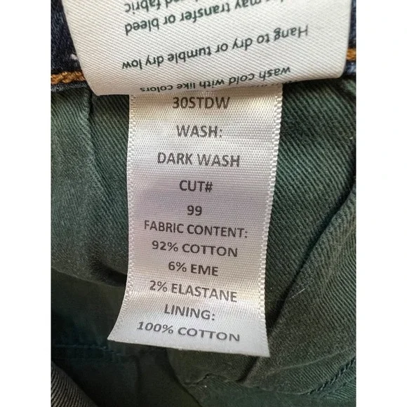 Tecovas Standard Jeans Lot of 2 Mens 38x30 Dark Blue Made In USA - Picture 10 of 10